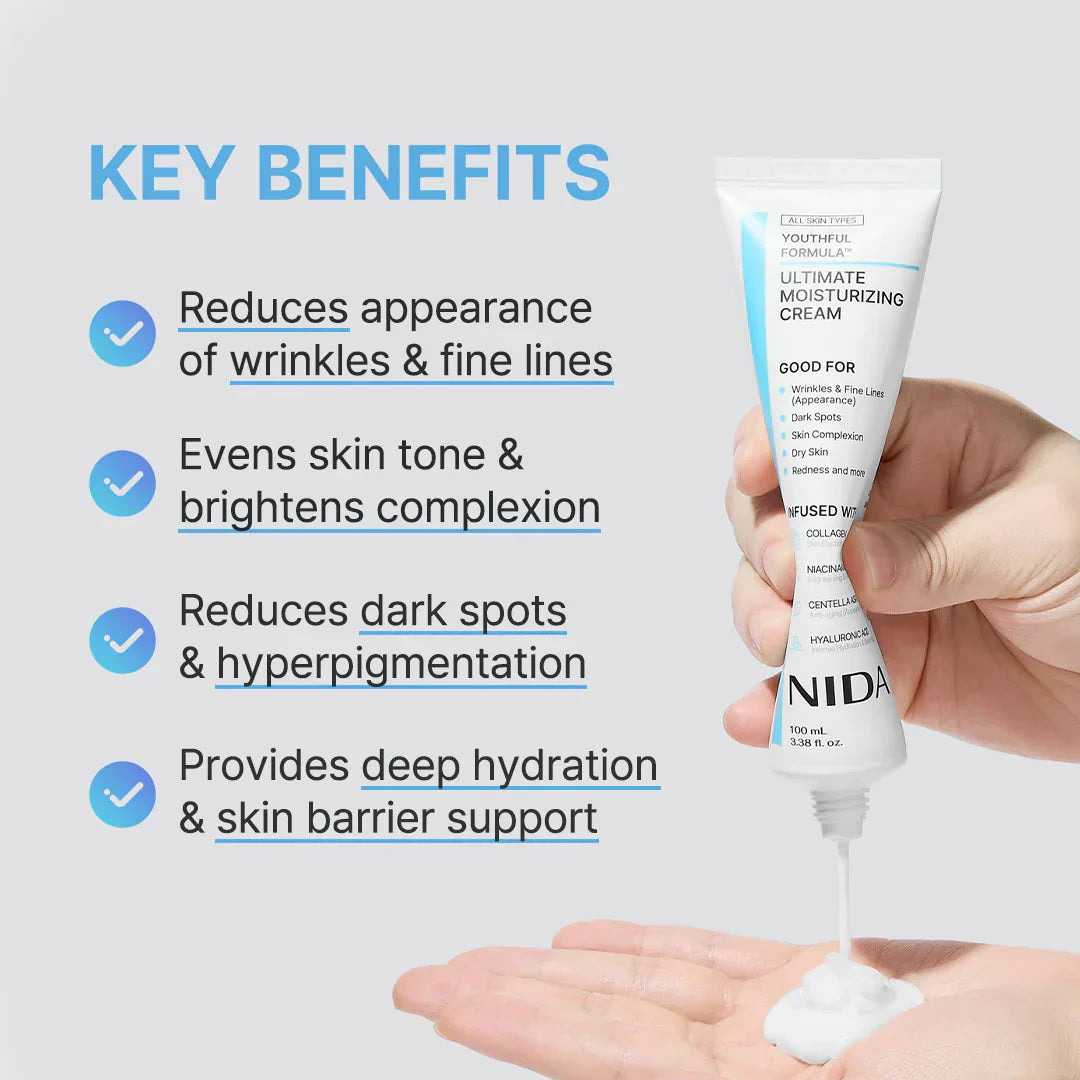 NIDA Youthful Moisturizer – Deep Hydration & Anti-Aging Face Cream